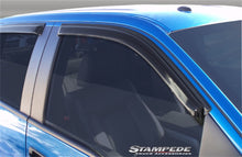 Cargar imagen en el visor de la galería, Stampede 2009-2014 Ford F-150 Crew Cab Pickup Tape-Onz Sidewind Deflector 4pc - Smoke