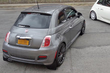 Cargar imagen en el visor de la galería, Rally Armor 12-18 Fiat 500 Black UR Mud Flap w/Grey Logo