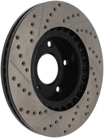 StopTech 1/02-05 Infiniti G35 (alloy disc) / 6/02-05 Nissan 350Z Slotted & Drilled Right Front Rotor