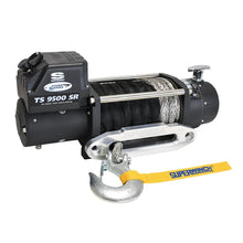 Cargar imagen en el visor de la galería, Superwinch 9500 LBS 12V DC 3/8in x 80ft Synthetic Rope Tiger Shark 9500 Winch