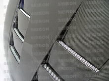 Cargar imagen en el visor de la galería, Seibon 93-98 Toyota Supra (JZA80L) TS Style Carbon Fiber Hood