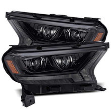 Load image into Gallery viewer, AlphaRex 2019+ Ford Ranger PRO-Series Proj Headlights Plank Style Alpha Black w/Seq Signal/DRL