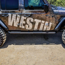 Cargar imagen en el visor de la galería, Westin 18-23 Jeep Wrangler JL Unlimited 4dr Rock Slider - Textured Black