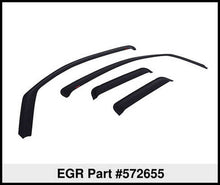 Cargar imagen en el visor de la galería, EGR 09-12 Dodge Ram F/S Pickup Quad Cab In-Channel Window Visors - Set of 4 - Matte (572655)