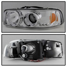 Cargar imagen en el visor de la galería, Spyder GMC Sierra 1500/2500/3500 99-06 Projector Headlights LED Halo LED Chrome PRO-YD-CDE00-HL-C