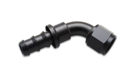 Vibrant Push-On 60 Degree Hose End Elbow Fitting Size -10AN