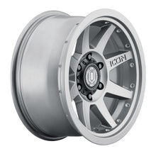 Cargar imagen en el visor de la galería, ICON Rebound Pro 17x8.5 5x5 -6mm Offset 4.5in BS 71.5mm Bore Titanium Wheel