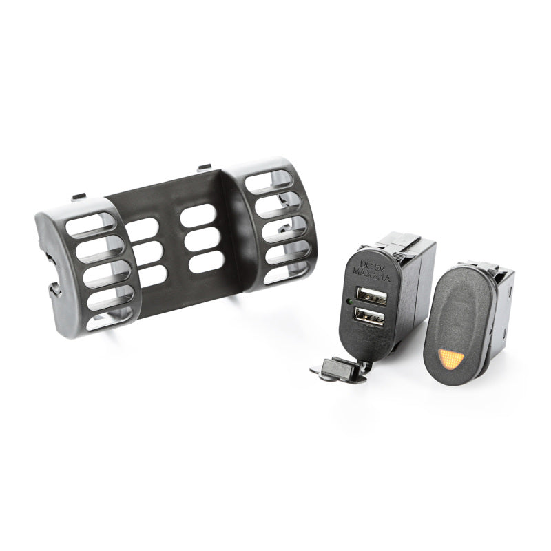 Rugged Ridge AC Vent Switch Pod 1 Switch USB 97-06 Jeep Wrangler TJ/LJ