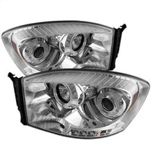 Cargar imagen en el visor de la galería, Spyder Dodge Ram 1500 06-08/Ram 2500 06-09 Projector Headlights LED Halo LED Chrm PRO-YD-DR06-HL-C