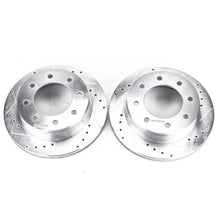 Cargar imagen en el visor de la galería, Power Stop 03-19 Chevrolet Express 2500 Rear Evolution Drilled &amp; Slotted Rotors - Pair