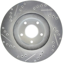 Cargar imagen en el visor de la galería, StopTech Select Sport Select Sport Nissan Slotted and Drilled Left Front Rotor