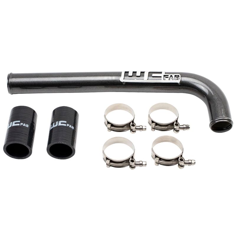 Wehrli 10-18 Dodge 6.7L Cummins (Non 13-15 w/Dual Rads/Twin CP3) Upper Coolant Pipe - WCFab Red