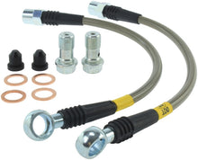 Load image into Gallery viewer, StopTech 02-08 Audi A4 Quattro Rear Stainless Steel Brake Line Kit