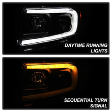 Cargar imagen en el visor de la galería, Spyder 11-13 Jeep Grand Cherokee - Light Bar Proj Headlights - Halo Model - Blk - PRO-YD-JGC11-LB-BK