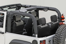 Cargar imagen en el visor de la galería, Rugged Ridge Roll Bar Cover Black Polyester 07-18 Jeep Wrangler JK