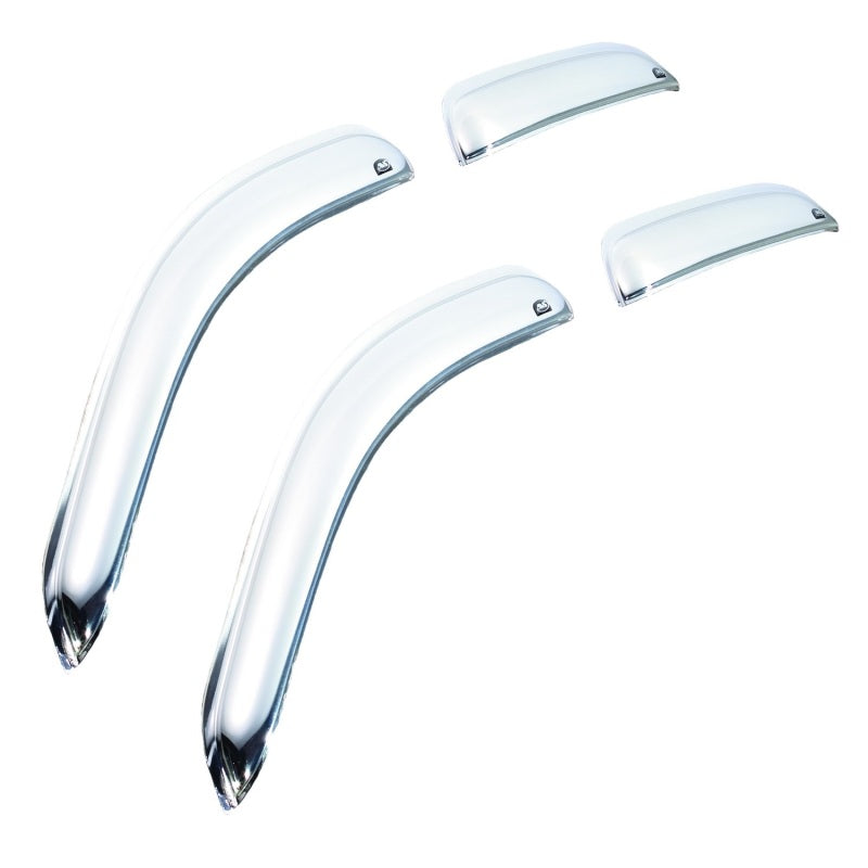 AVS 99-01 Cadillac Escalade Ventvisor Outside Mount Front & Rear Window Deflectors 4pc - Chrome