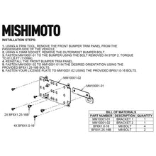 Cargar imagen en el visor de la galería, Mishimoto 2021+ Ford Bronco Plastic Bumper License Plate Relocation