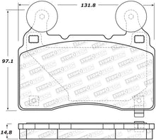 Cargar imagen en el visor de la galería, StopTech 10-15 Chevy Camaro SS Street Performance Front Brake Pads