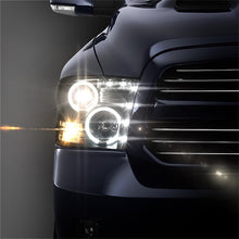 Cargar imagen en el visor de la galería, Spyder Dodge Ram 1500 09-14 Projector Headlights Halogen- CCFL Halo LED - Blk PRO-YD-DR09-CCFL-BK