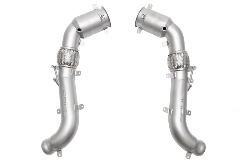 SOUL 2015+ McLaren 570S/GT/540C 3.5in Sport Downpipes (w/ 200 Cell Cats)