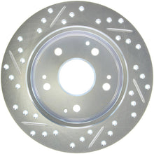 Cargar imagen en el visor de la galería, StopTech Select Sport Drilled &amp; Slotted Rotor - Rear Left