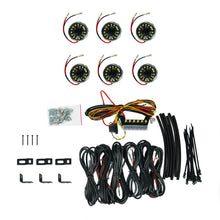 Cargar imagen en el visor de la galería, KC HiLiTES Cyclone V2 LED - Rock Light - 6-Light System - Clear - 5W Flood Beam