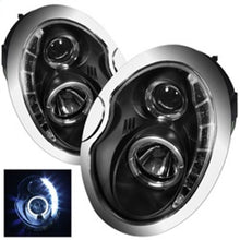 Cargar imagen en el visor de la galería, Spyder Mini Cooper 02-06 Projector Headlights DRL Black High H1 Low H1 PRO-YD-MC02-DRL-BK