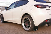 Cargar imagen en el visor de la galería, Rally Armor 14-18 Mazda3 Black UR Mud Flap w/Grey Logo