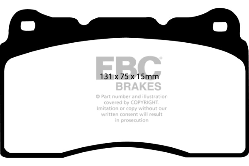 EBC 04-08 Acura TL 3.2 (Manual)(Brembo) Ultimax2 Front Brake Pads