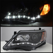 Cargar imagen en el visor de la galería, Spyder Toyota Camry 12-14 Projector Headlights DRL Blk High 9005 (Not Included PRO-YD-TCAM12-DRL-BK