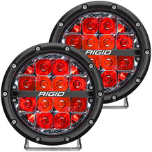 Cargar imagen en el visor de la galería, Rigid Industries 360-Series 6in LED Off-Road Spot Beam - Red Backlight (Pair)