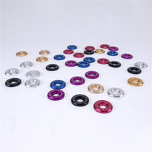 Cargar imagen en el visor de la galería, Skunk2 Large Fender Black Anodized Washer Kit (6 Pcs.)