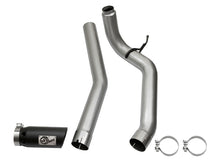 Cargar imagen en el visor de la galería, aFe LARGE Bore HD DPF-Back SS Exhaust w/ Black Tip 2016 Nissan Titan XD V8-5.0L (td)