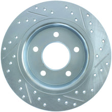 Cargar imagen en el visor de la galería, StopTech Select Sport 09-13 Mazda 3 Slotted &amp; Drilled Right Rear Brake Rotor