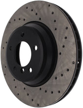 Cargar imagen en el visor de la galería, StopTech 07-10 BMW 335i Cross Drilled Left Front Rotor