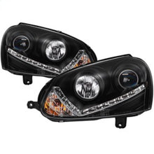 Cargar imagen en el visor de la galería, Spyder Volkswagen GTI 06-09/Jetta 06-09 Halogen Model Only - DRL Black PRO-YD-VG06-DRL-BK