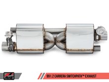 Cargar imagen en el visor de la galería, AWE Tuning Porsche 911 (991.2) Carrera / S SwitchPath Exhaust for PSE Cars - Diamond Black Tips