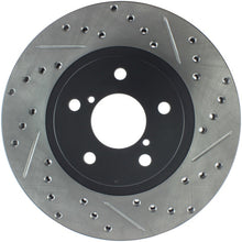 Cargar imagen en el visor de la galería, StopTech Slotted &amp; Drilled Sport Brake Rotor