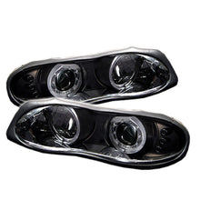 Load image into Gallery viewer, Spyder Chevy Camaro 98-02 Projector Headlights LED Halo LED Blk - Low H1 PRO-YD-CCAM98-HL-BK