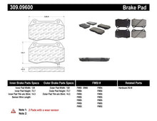 Cargar imagen en el visor de la galería, StopTech Performance 02-07 350z/G35 w/ Brembo Front Brake Pads