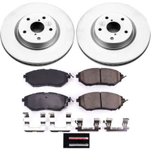 Cargar imagen en el visor de la galería, Power Stop 06-07 Subaru B9 Tribeca Front Z17 Evolution Geomet Coated Brake Kit