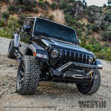 Load image into Gallery viewer, Westin 18-19 Jeep Wrangler JL Stubby Front Bumper - Textured Black