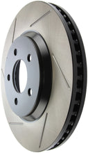 Cargar imagen en el visor de la galería, StopTech Power Slot 05-10 Mustang GT V8-4.6L Front Right Slotted Rotor