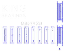 Cargar imagen en el visor de la galería, King Engine Bearings Subaru FA/FB Main Bearing Set - Size STD