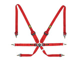 OMP Safety Harness One 2In Endurance Red Pull Down - (Fia 8853-2016)