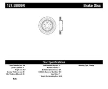 Cargar imagen en el visor de la galería, StopTech 12-15 Jeep Cherokee SRT8 Sport Slotted &amp; Drilled Rear Passenger Side Rotor