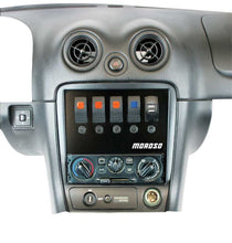 Load image into Gallery viewer, Moroso 99-04 Mazda Miata NB Radio Pocket Block Off Plate With Switches