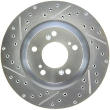 Cargar imagen en el visor de la galería, StopTech Select Sport 2000-2009 Honda S2000 Drilled and Slotted Front Right Brake Rotor