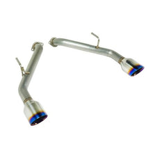 Cargar imagen en el visor de la galería, Remark 2014+ Infiniti Q50 Axle Back Exhaust w/Burnt Stainless Double Wall Tip