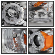 Cargar imagen en el visor de la galería, Spyder Dodge Ram 1500 02-05/Ram 2500 03-05 Projector Headlights LED Halo LED Chrm PRO-YD-DR02-HL-C